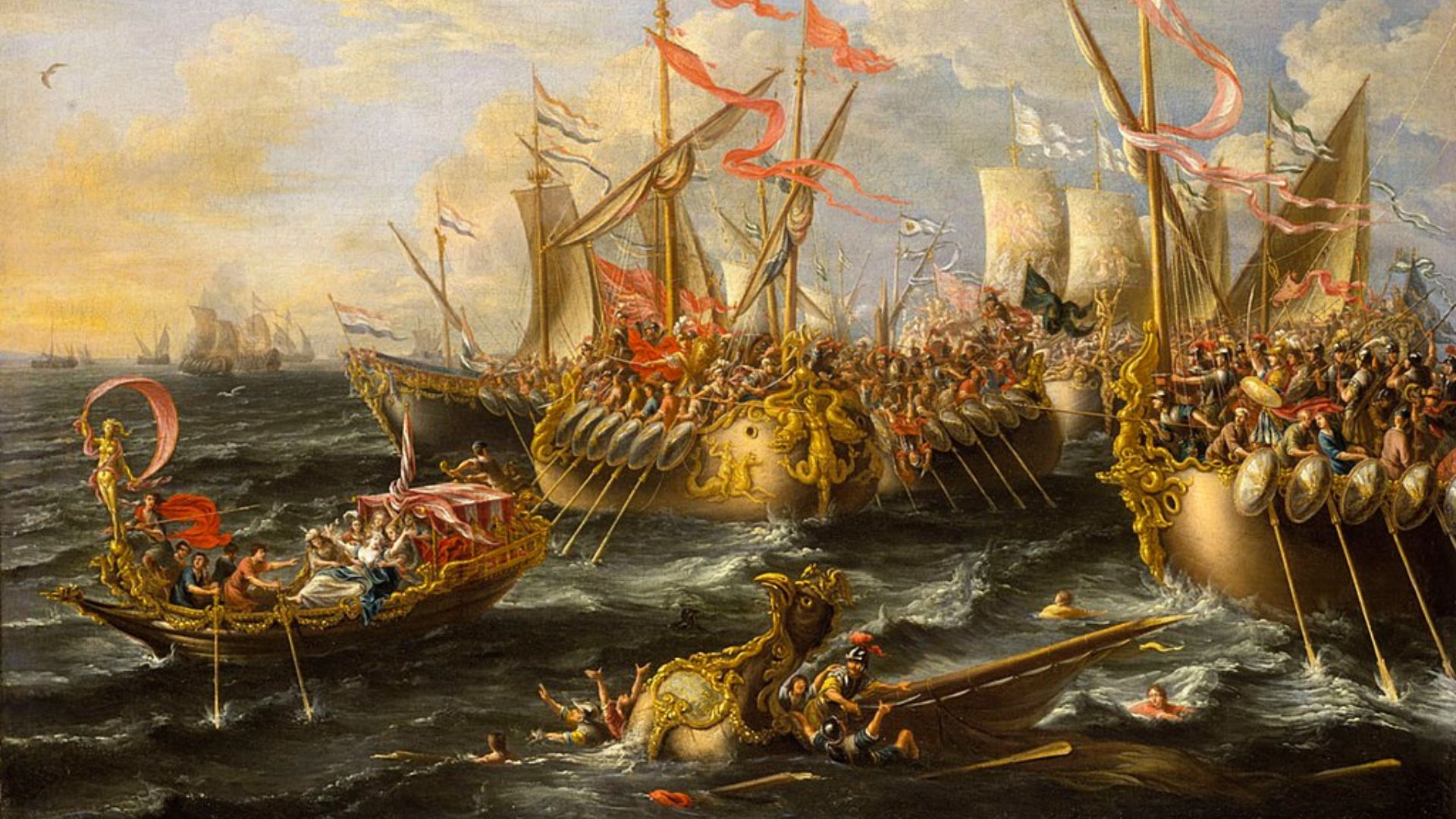 Pertempuran Actium: Penentuan Kekuatan Oktavianus Melawan Mark Antony dan Cleopatra
